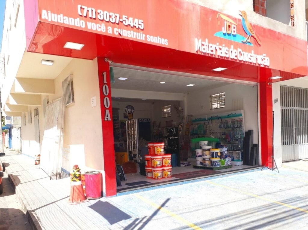 fachada completa JDB MATERIAIS DE CONSTRUÇÃO (JOÃO DE BARRO)